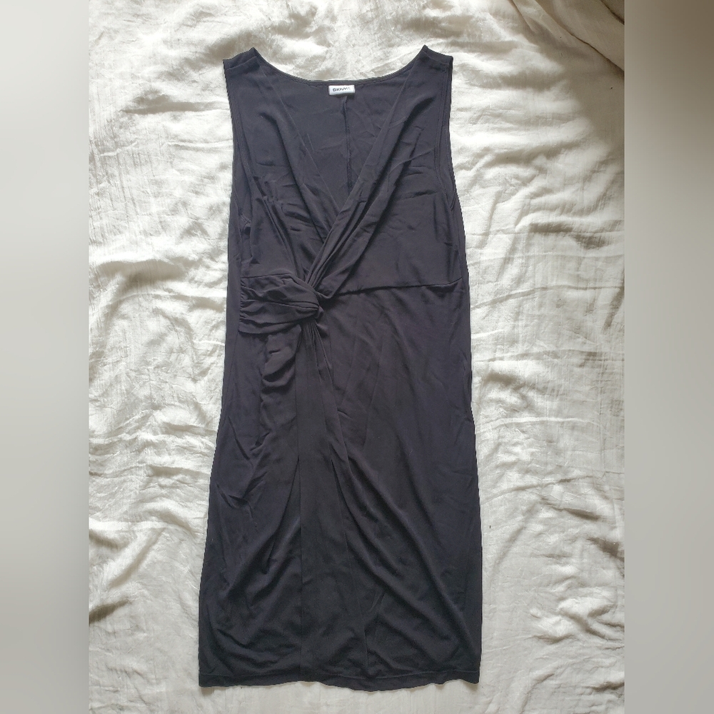 DKNYC Elegant Black Strapless Dress